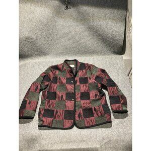 Graff Jacket Women’s Size XL Multicolored Long Sleeve Button Up